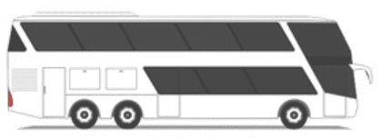 autobus 65 bis 93 Sitzplätzen